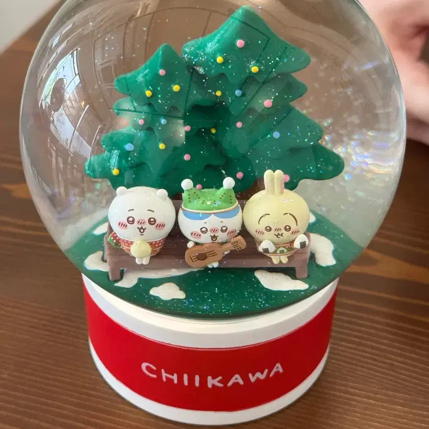 [BUNJANG] Chiikawa Christmas Snow Globe / 치이카와 라스트원상 스노우볼