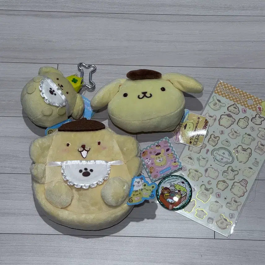 [BUNJANG] Pompus Set Pouch, Shopping Bag, Sticker, Badge / 폼푸세트 싸게 판매합니다!