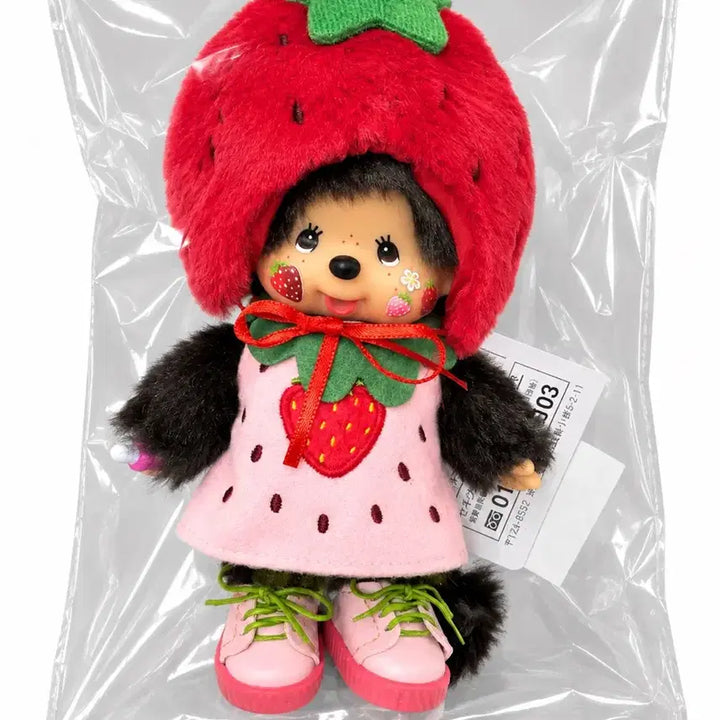 [BUNJANG] Monchhichi Strawberry Outfit Full Set / 딸기옷풀셋 몬치치
