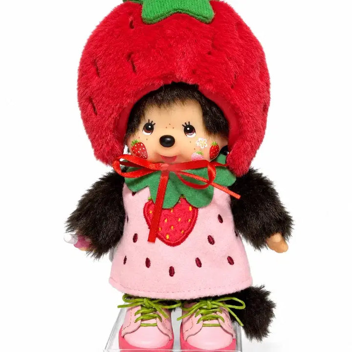 [BUNJANG] Monchhichi Strawberry Outfit Full Set / 딸기옷풀셋 몬치치