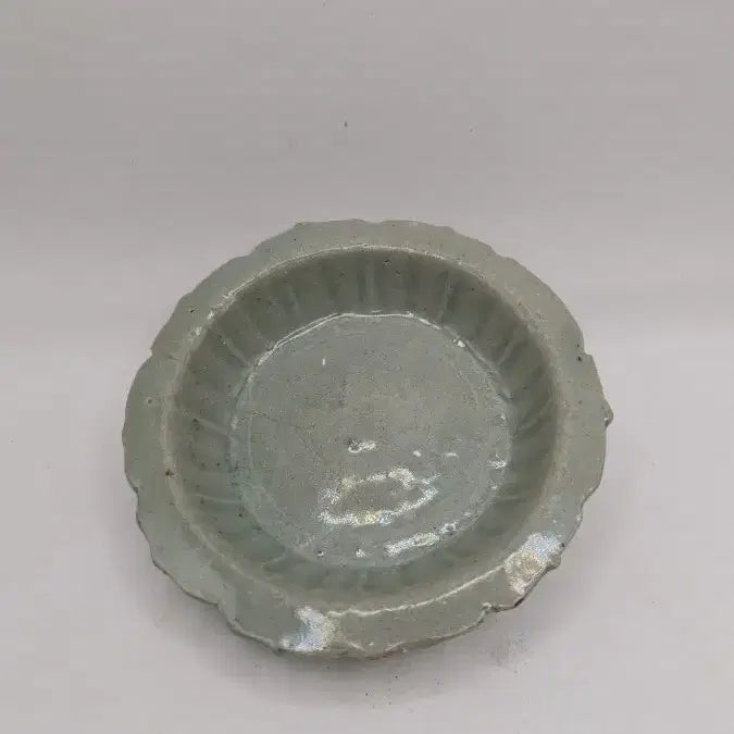 [BUNJANG] Authentic Goryeo Celadon Flower-Shaped Plate / 진품 고려청자 화형접시 골동품