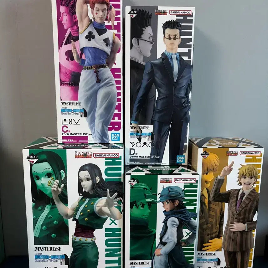 [BUNJANG] Hunter x Hunter Ichiban Kuji X-Day Figure Bundle (Sealed) / [미개봉]헌터헌터 제일복권 x-day 피규어 일괄 +하위상