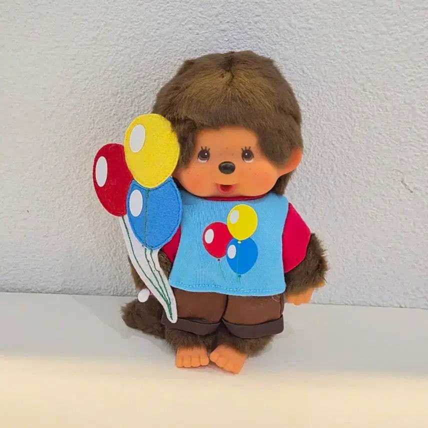 [BUNJANG] Balloon Boy Monchhichi Authentic Plush / 정품)벌룬보이 몬치치