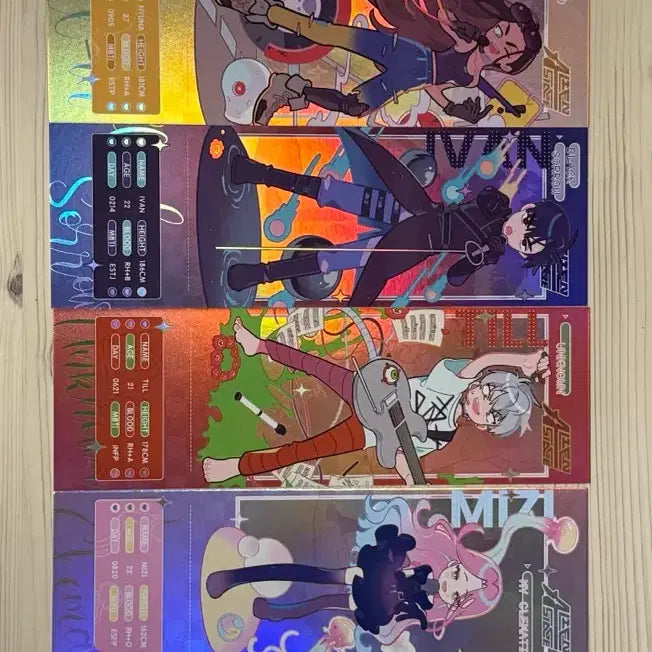 [BUNJANG] ATBO New Year Hologram Ticket 6 Type Bundle Set / 에이스테 새해 신년 홀로그램 티켓 6종 일괄 풀세트 에일리언 스테이지 루카현아이반틸미지수아
