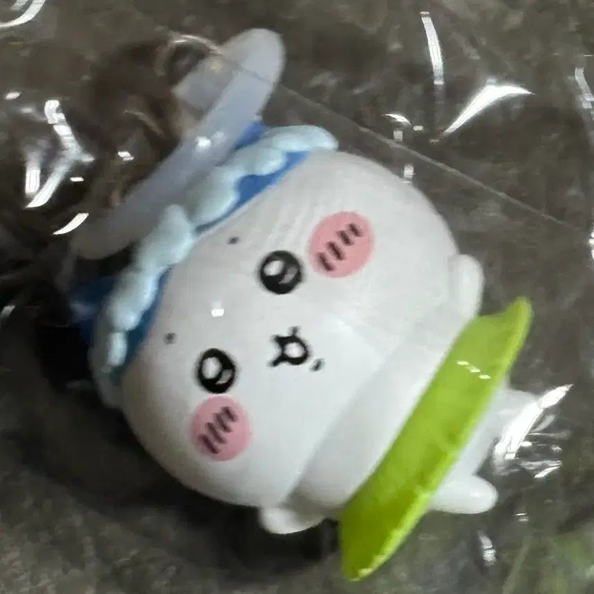[BUNJANG] Chiikawa Mermaid Island Hachiware Keychain / 치이카와 인어섬 하치와레 메지루시