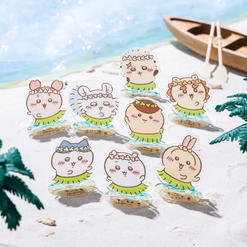 [BUNJANG] Chiikawa Mermaid Island Random Acrylic Stand / 우사기 치이카와 인어섬 랜덤 아크릴 스탠드