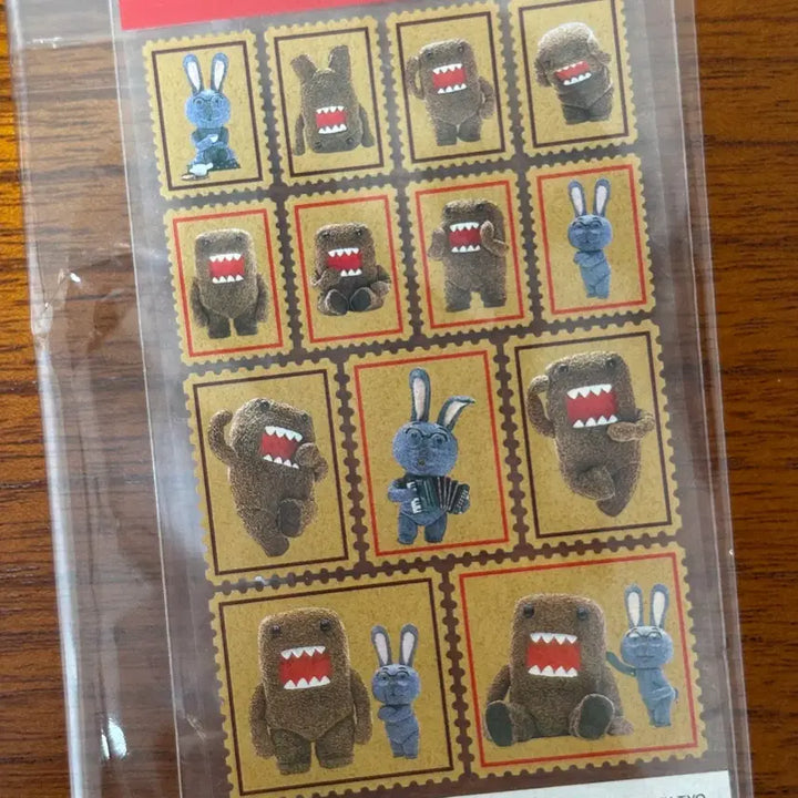 [BUNJANG] Domokun Stamp Style Stickers / 고전 도모군 우표풍 스티커