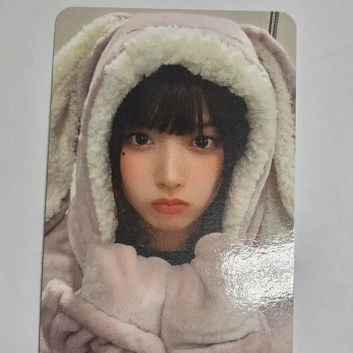 [BUNJANG] NMIXX Jius K-Pop Photocard Rabbit Blanket Version / 엔믹스 에버라인 지우 김지우 포카 포토카드 토끼담요