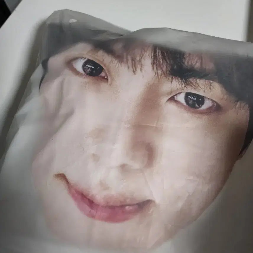 [BUNJANG] Seokjin Cat Face Raincoat / 런석진 고양 얼굴 우비