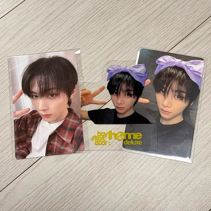 [BUNJANG] BOYNEXTDOOR HOME Repackage Album Split Set (Taesan Weverse Special POB + Weverse POB) / 태산 위버스 스페셜 특전+위버스특전 / 보이넥스트도어 HOME 리패키지 앨범 분철 보넥도 앨범 분철