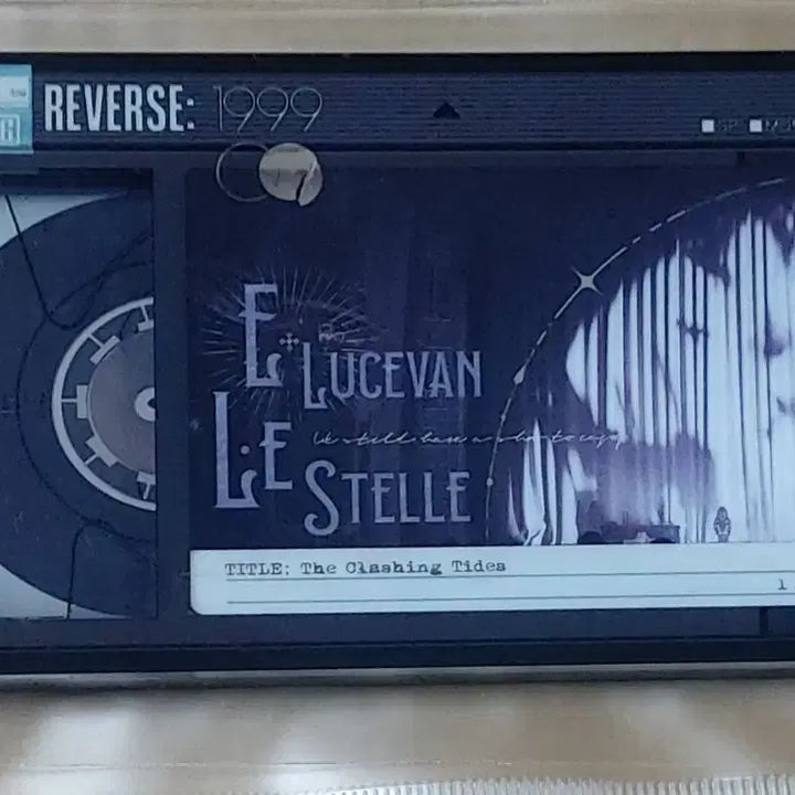 [BUNJANG] Reverse 1999 Isolde Recording Tape Acrylic Block / 리버스1999 이졸데 녹화테이프 아크릴 블록