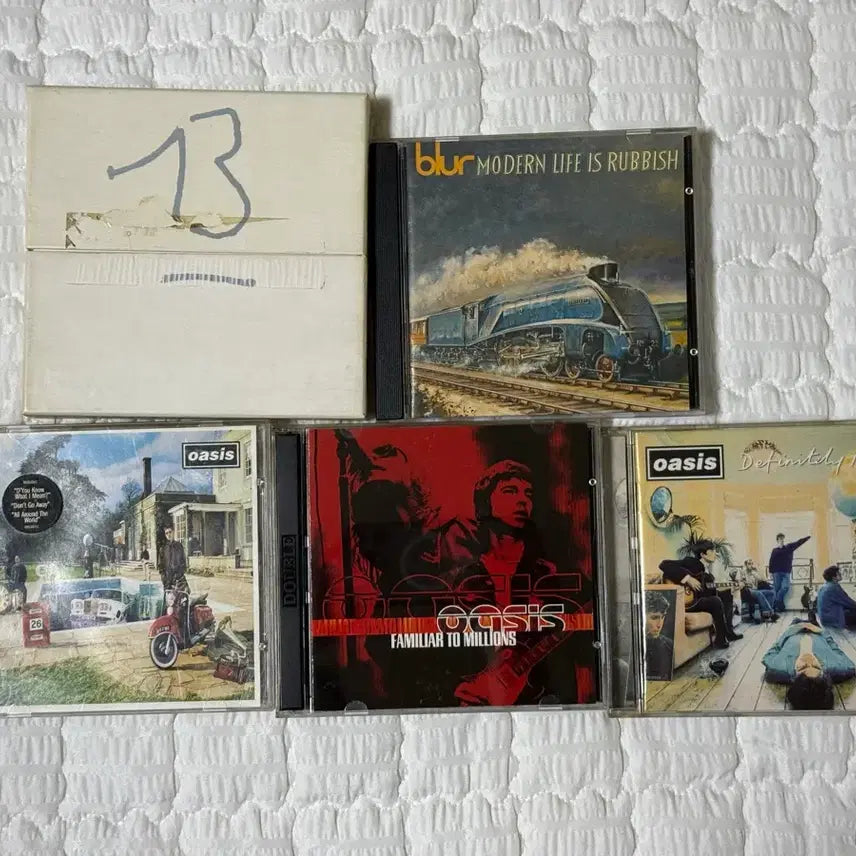 [BUNJANG] Blur &amp; Oasis CD Album Bundle Set (5 CDs) / BLUR/OASIS CD 앨범 5장