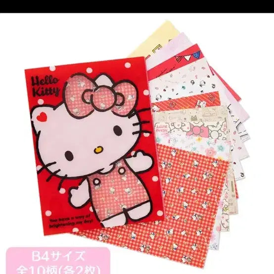 [BUNJANG] Sanrio Ichigo Shimbun Kitty File B4 / 고전 산리오 이치고 신문 키티 파일 B4