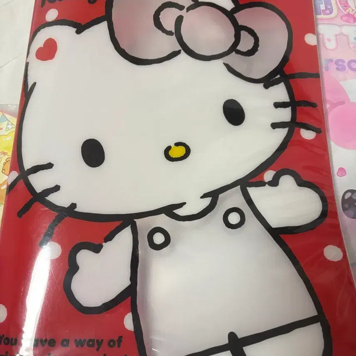 [BUNJANG] Sanrio Ichigo Shimbun Kitty File B4 / 고전 산리오 이치고 신문 키티 파일 B4