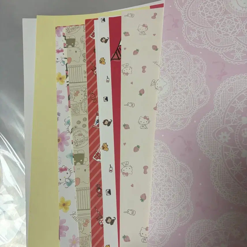 [BUNJANG] Sanrio Ichigo Shimbun Kitty File B4 / 고전 산리오 이치고 신문 키티 파일 B4