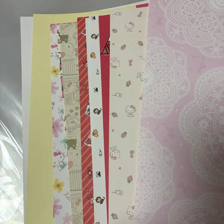 [BUNJANG] Sanrio Ichigo Shimbun Kitty File B4 / 고전 산리오 이치고 신문 키티 파일 B4