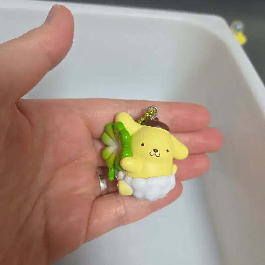 [BUNJANG] Pompompurin Four-Leaf Clover Charm / 폼폼푸린 네잎클로버