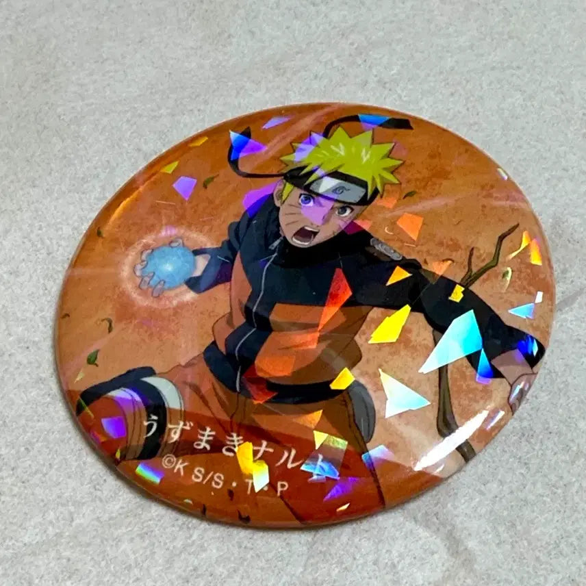 [BUNJANG] Naruto Shippuden Naruto/Shikamaru Hologram Can Badge Bundle Set / [나루토 질풍전 나루토/시카마루 홀로그램 캔뱃지 일괄]