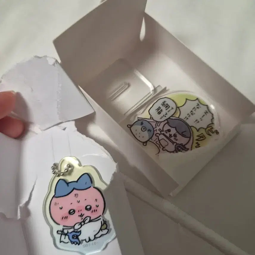 [BUNJANG] Chiikawa Hachiware Acrylic Random Keychain Stand Bundle Set / 일괄) 치이카와 하치와레 아크릴 랜덤 키링 스탠드
