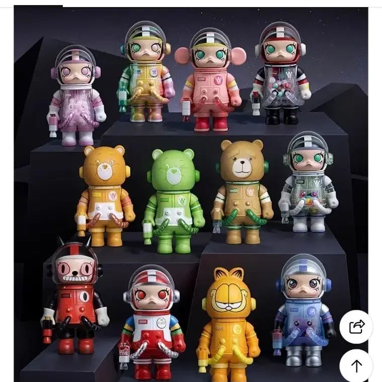 [BUNJANG] Pop Mart Space Molly 100% Series 3 Graffiti Figure / 팝마트 스페이스 몰리 100% 시리즈 3 그라피티
