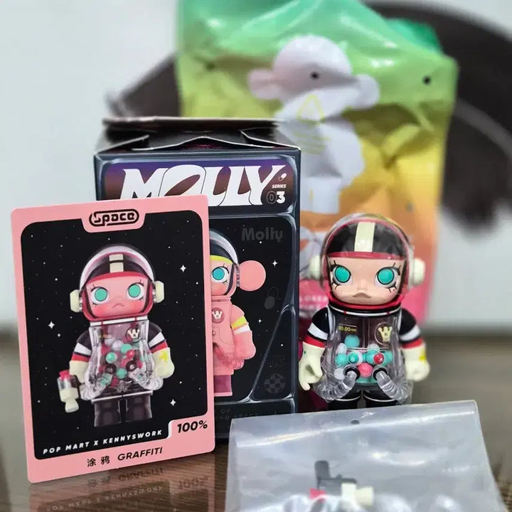 [BUNJANG] Pop Mart Space Molly 100% Series 3 Graffiti Figure / 팝마트 스페이스 몰리 100% 시리즈 3 그라피티