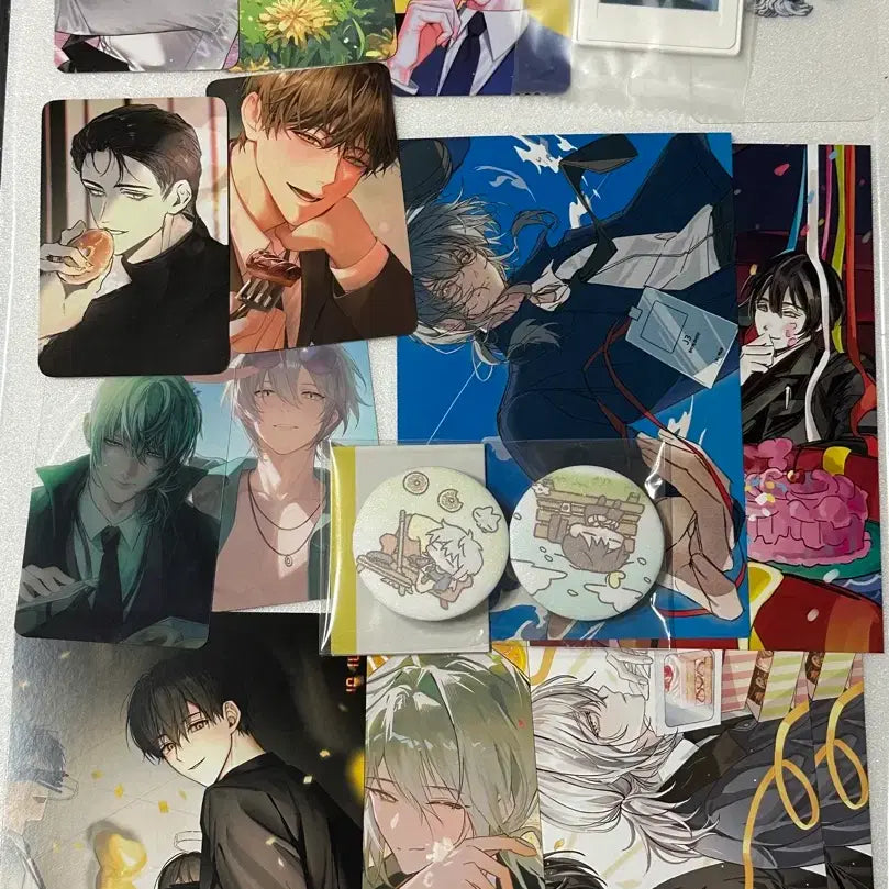 [BUNJANG] J3 (Jae Sam Yi) Birthday Cafe Event Special Benefit Dessert Lucky Draw Bundle Set / 괴담출근 괴출 J3 제삼이 생일카페 전프레 디저트 특전 럭드 굿즈 일괄