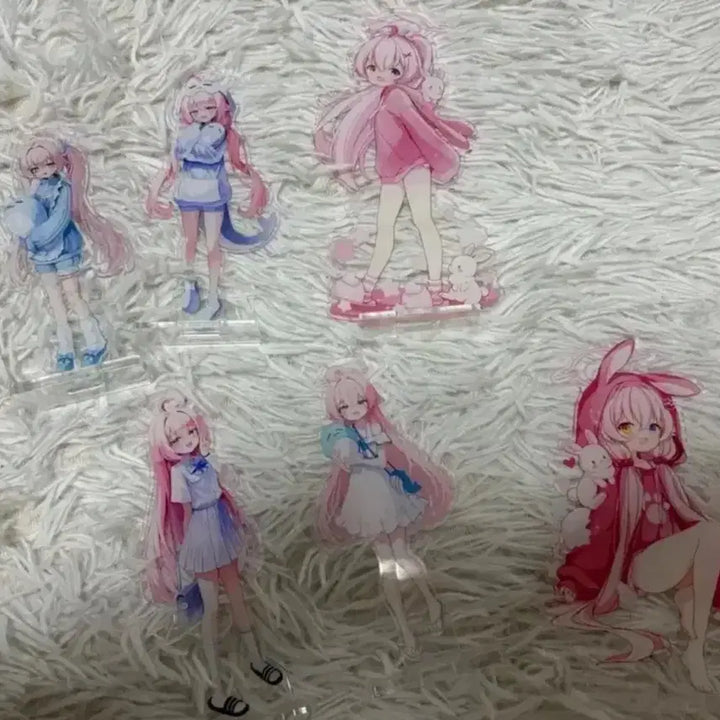 [BUNJANG] Blue Archive Hoshino Acrylic Stand Bundle Set / 블루아카이브 호시노 아크릴스탠드 6개일괄