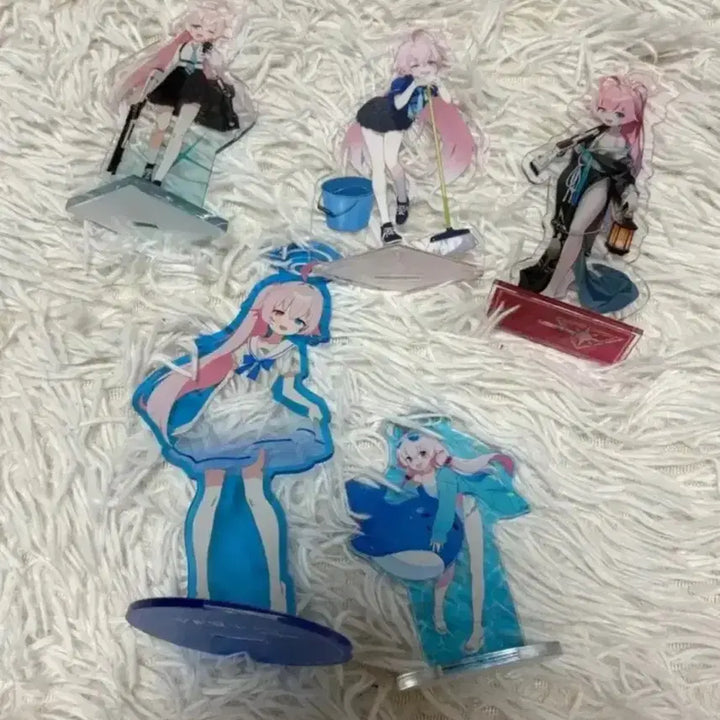 [BUNJANG] Blue Archive Hoshino Acrylic Stand Bundle Set / 블루아카이브 호시노 아크릴스탠드 5개일괄
