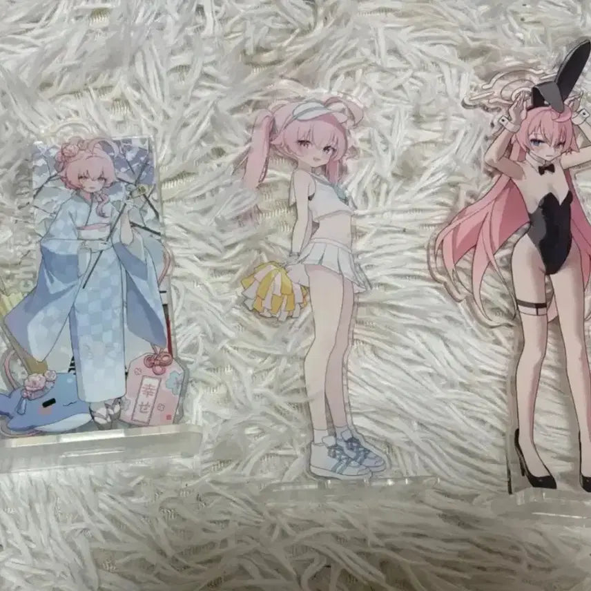 [BUNJANG] Blue Archive Hoshino Acrylic Stand Bundle Set / 블루아카이브 호시노 아크릴스탠드 3개일괄