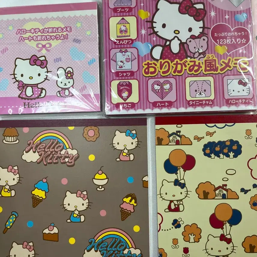 [BUNJANG] Vintage Kitty Memo Pad Bundle Set / 일괄)고전키티메모지/편지지/고전키티메모