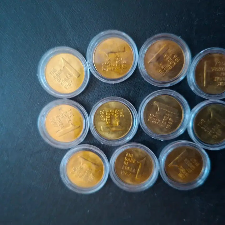[BUNJANG] 1967 1 Won Coin (10 Pieces) / 1967년1원동전10점