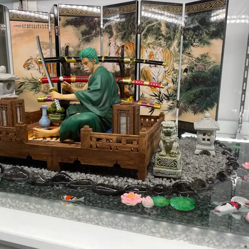 [BUNJANG] One Piece Zoro LED Diorama Figure / 원피스 soc 조로 led 디오라마 피규어