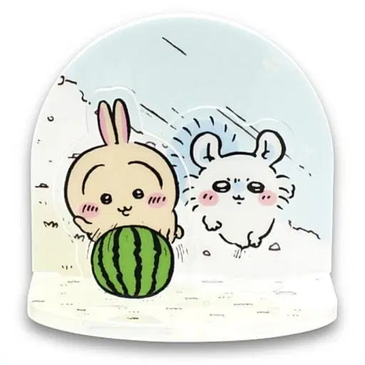 [BUNJANG] Chiikawa Usagi Momonga Acrylic Diorama Stand / 치이카와 우사기 모몽가 아크릴 디오라마