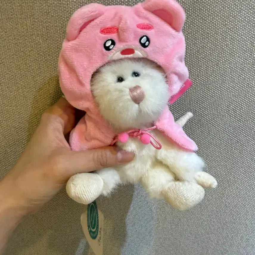 [BUNJANG] Cute Pink Boyzbear Mouse Plush / 귀여운 핑크 보이즈베어 마우스 인형
