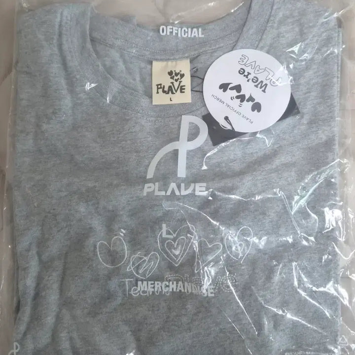 [BUNJANG] PLAVE Heart T-Shirt (L) - Sealed / [미개봉] 플레이브 하트 티셔츠 L