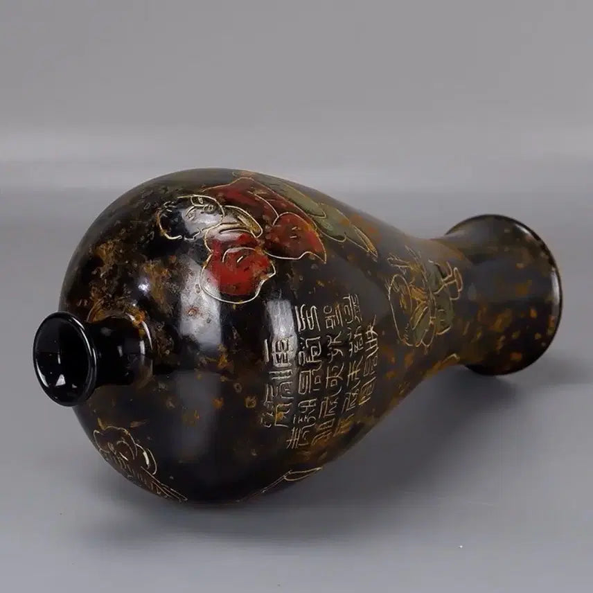 [BUNJANG] Antique Ceramic Vase with Floral Pattern / 앤틱 꽃문양 도자기 화병