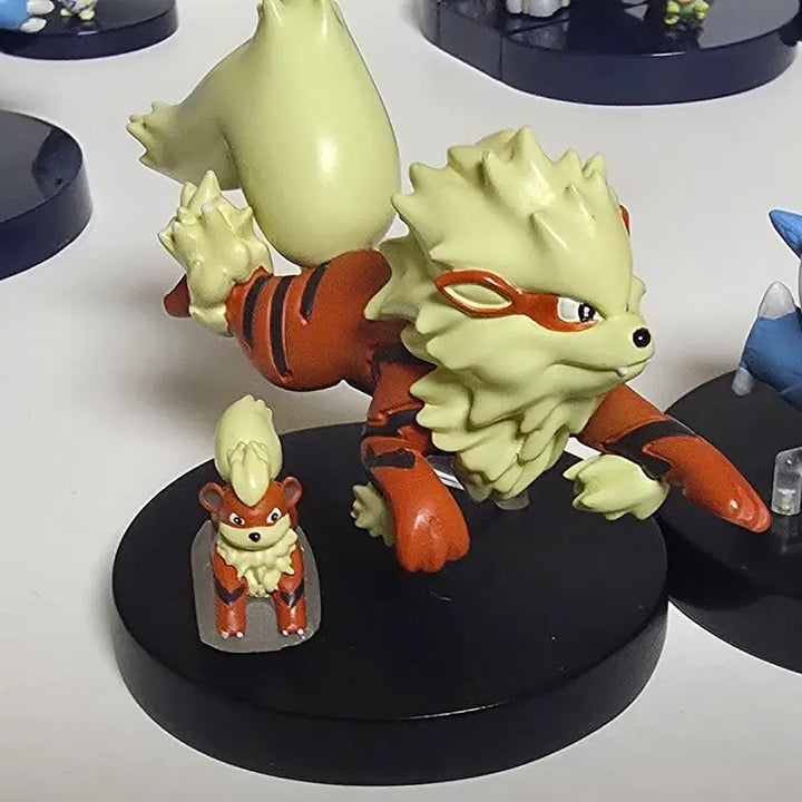 [BUNJANG] Pokemon 3D Figure Evolution Set: Growlithe &amp; Arcanine / 진짜 최종가격,10월17일 까지,레진제품,수리품)포켓몬스터 입체도감 가디,윈디 진화세트 피규어