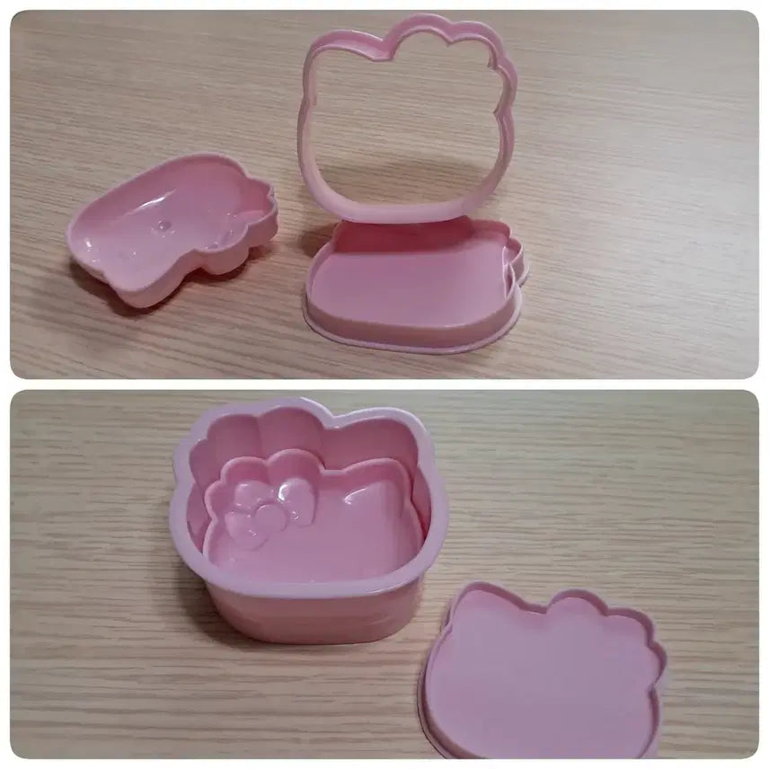 [BUNJANG] Sanrio Hello Kitty 2005 Face Rice Ball &amp; Cookie Cutter / 키티 2005년 얼굴 주먹밥 &amp; 쿠키커터 [러블리] [키덜트] [귀여운 캐릭터] [주방 소품] [아기자기] [피크닉]