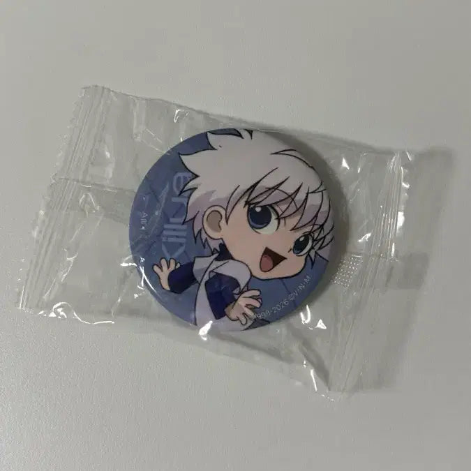 [BUNJANG] Hunter x Hunter Killua Can Badge / 헌터헌터 콜라보카페 키르아 뱃지