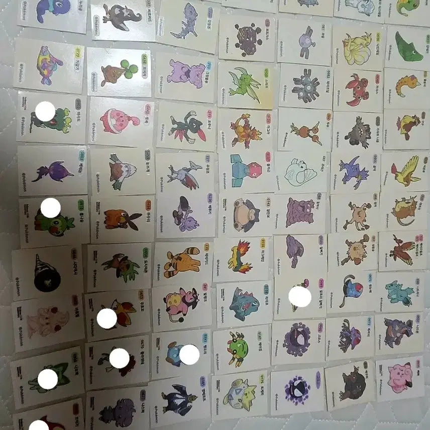[BUNJANG] Pokemon Stickers Bundle Set / 포켓몬스터 띠부띠부실 스티커 판매