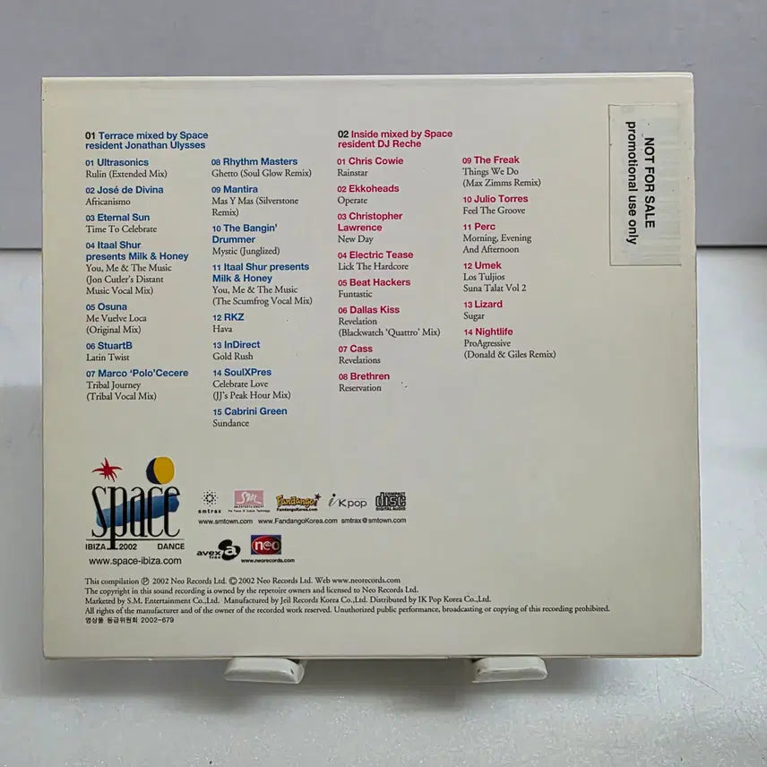 [BUNJANG] Space Ibiza 2002 Dance (2CD) / SPACE IBIZA 2002 DANCE (2CD)
