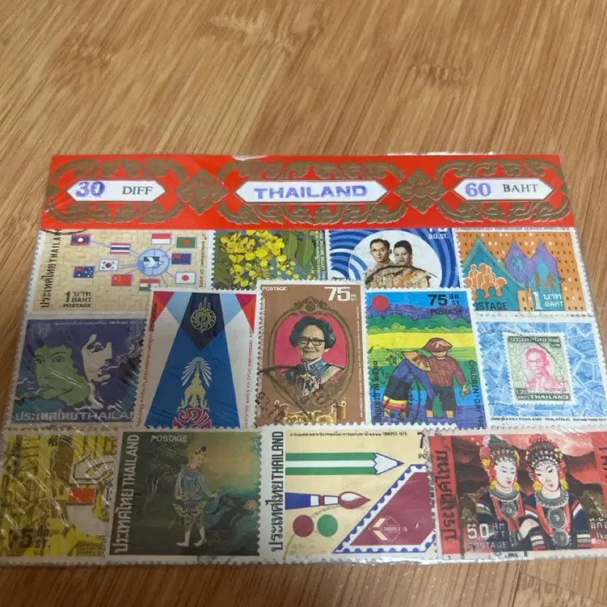 [BUNJANG] Thai Stamp Set / 태국 우표 세트