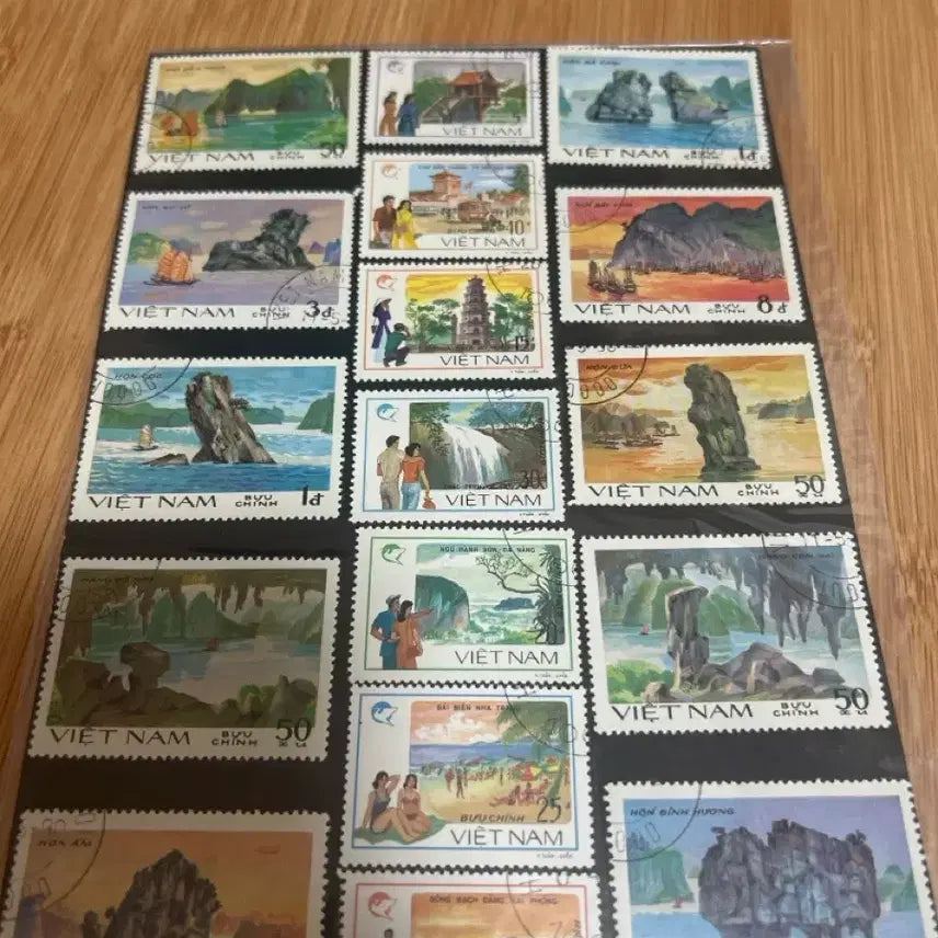[BUNJANG] Vietnam Stamp Set - Rock Landscapes / 베트남 우표 세트 바위