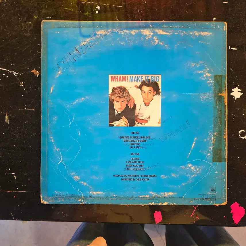 [BUNJANG] Wham! Make It Big 1984 LP Vinyl Record / 듀오 웸!(Wham!)이 1984년에 발표하여 전 세계를 뒤흔들었던 두 번째 정규 스튜디오 음반 Make It Big