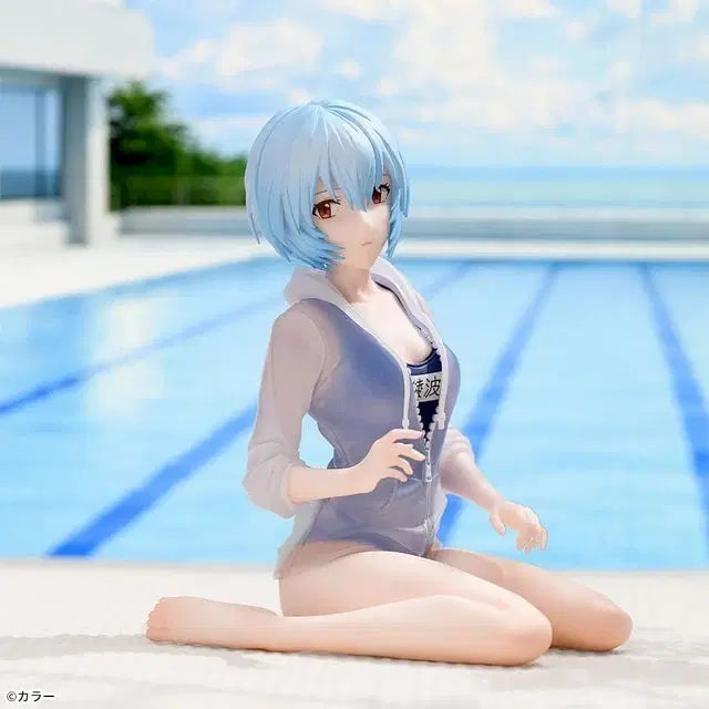 [BUNJANG] Evangelion Ayanami Rei Swimsuit Version Figure (Sealed) / [미개봉]에반게리온 아야나미 레이 수영복 피규어