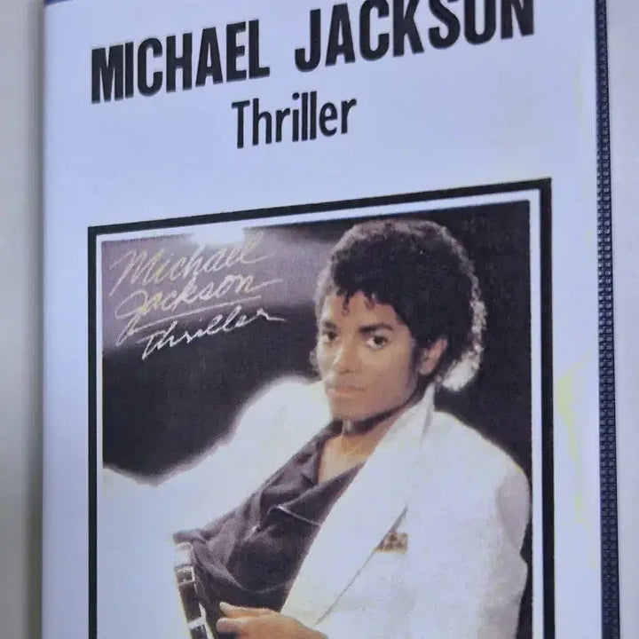 [BUNJANG] Michael Jackson Thriller Replica Jacket Cassette Tape (Unsealed) / 마이클 잭슨 Thriller / 복각자켓 정품테이프 (개봉 카세트테이프)