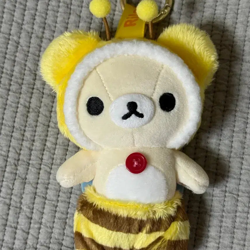 [BUNJANG] Korilakkuma Bee Keychain Doll / 그때그시절 코리락쿠마 꿀벌 키링 인형