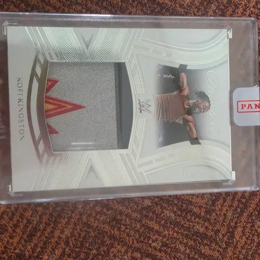 [BUNJANG] WWE Wrestling Kofi Kingston Patch Card Unsealed / WWE 레슬링 코피킹스턴 패치 카드 미개봉