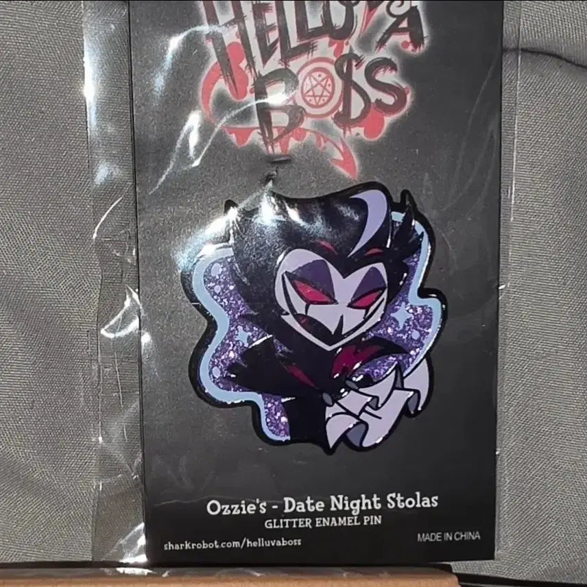 [BUNJANG] Helluva Boss Ozzie Stolas Enamel Pin / 헬루바보스 오지스 스톨라스 에나멜핀