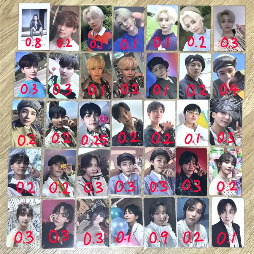 [BUNJANG] Seventeen Jeonghan Bundle Set Photocard / 세븐틴 정한 포카 일괄 판매